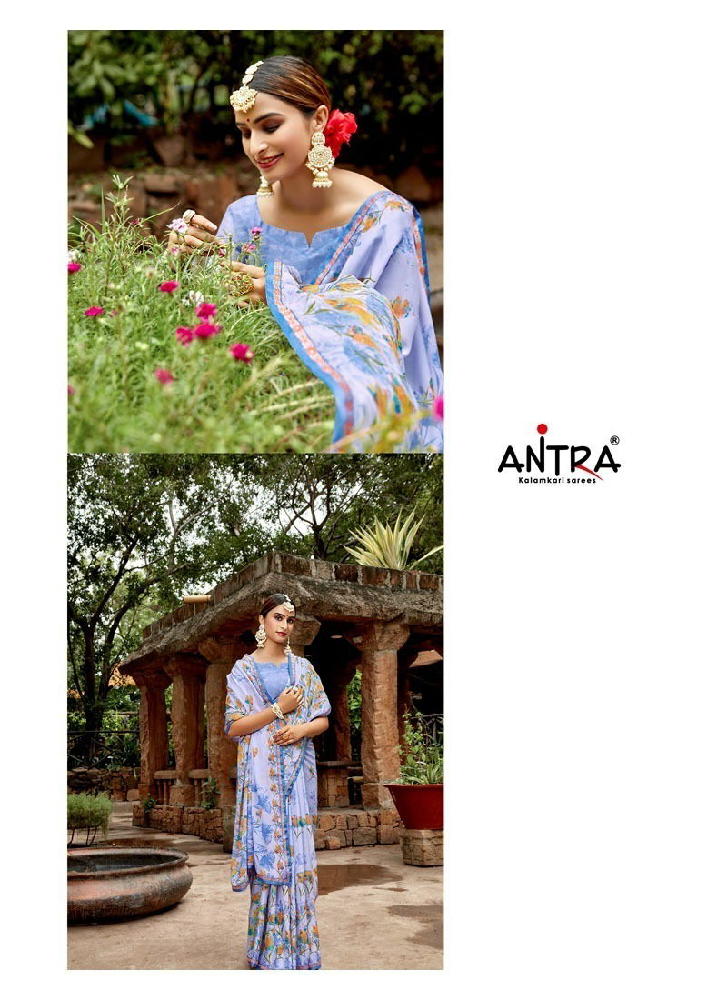 Antra Crispi 2 Fancy Wear Chiffon Wholesale Saree Collection